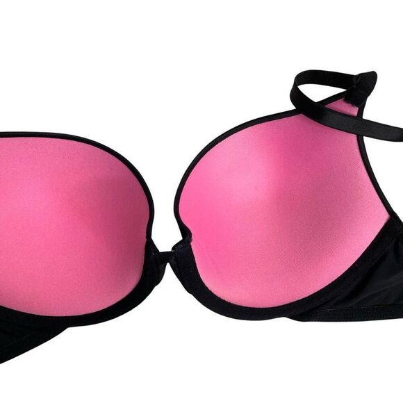 PINK Victoria Secret push up bras Set of 2 Size 32C‎ nude black - Picture 13 of 13